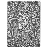 Ethnisches Muster 3 Klemmbrett (Rückseite)