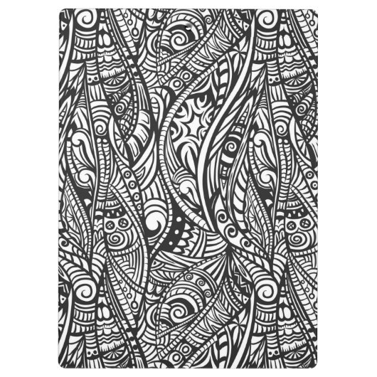 Ethnisches Muster 3 Klemmbrett (Rückseite)