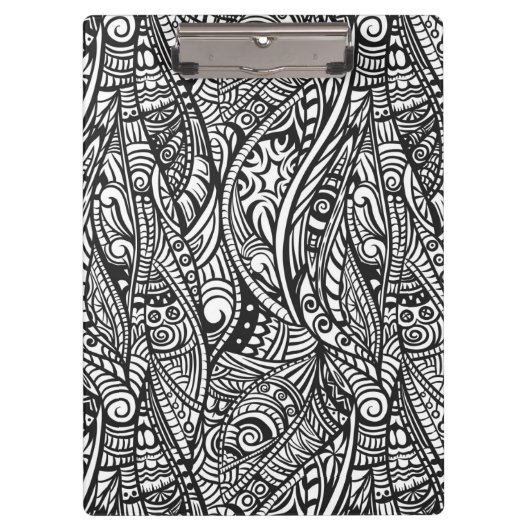 Ethnisches Muster 3 Klemmbrett (Vorderseite)