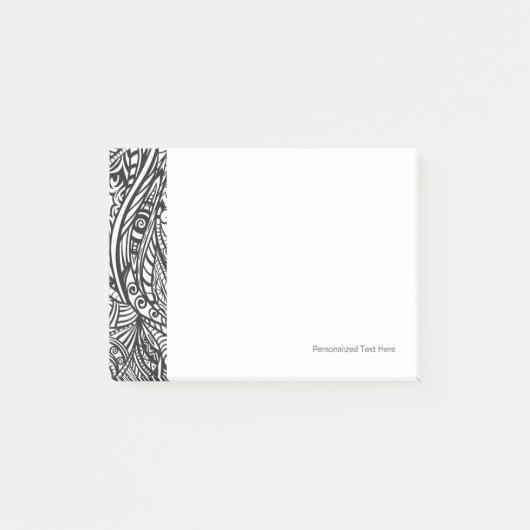 Ethnisches Muster 3 Post-it Klebezettel (Vorderseite)