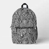 Ethnisches Muster Bedruckter Rucksack (Vorderseite)