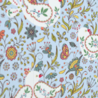 Ethnisches Muster bei Vögeln Tapete