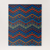 Ethnisches Muster bunt ethnisch afrikanisch Puzzle (Vertikal)