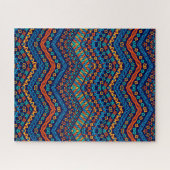 Ethnisches Muster bunt ethnisch afrikanisch Puzzle (Horizontal)