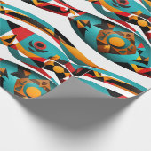 Ethnisches Muster, ethnische Gestaltung, ethnische Geschenkpapier (Ecke)