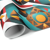 Ethnisches Muster, ethnische Gestaltung, ethnische Geschenkpapier (Rolleneckpunkt)