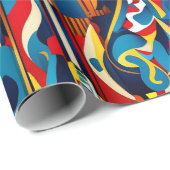 Ethnisches Muster, ethnische Gestaltung, ethnische Geschenkpapier (Rolleneckpunkt)