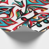 Ethnisches Muster, ethnische Gestaltung, ethnische Geschenkpapier (Ecke)