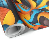 Ethnisches Muster, ethnische Gestaltung, ethnische Geschenkpapier (Rolleneckpunkt)