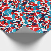 Ethnisches Muster, ethnische Gestaltung, ethnische Geschenkpapier (Ecke)