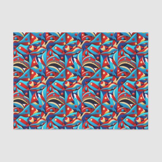 Ethnisches Muster, ethnische Gestaltung, ethnische Seidenpapier (Vorderseite)