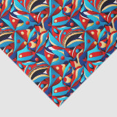 Ethnisches Muster, ethnische Gestaltung, ethnische Seidenpapier (Ausschnitt)