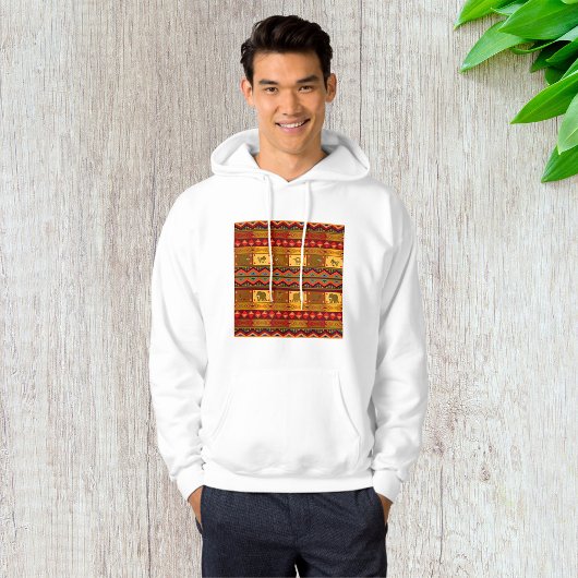 Ethnisches Muster Hoodie