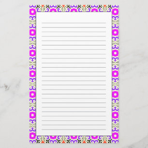 Ethnisches Muster mit marokkanischen Motiven Briefpapier