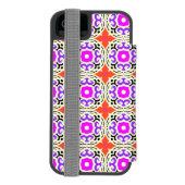 Ethnisches Muster mit marokkanischen Motiven Incipio iPhone Geldbeutel-Hülle (Folio Rückseite)