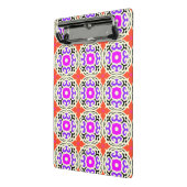 Ethnisches Muster mit marokkanischen Motiven Mini Klemmbrett (Gewinkelt2)