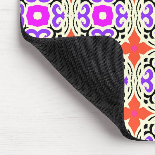 Ethnisches Muster mit marokkanischen Motiven Mousepad (Ecke)