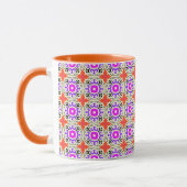 Ethnisches Muster mit marokkanischen Motiven Tasse (Links)