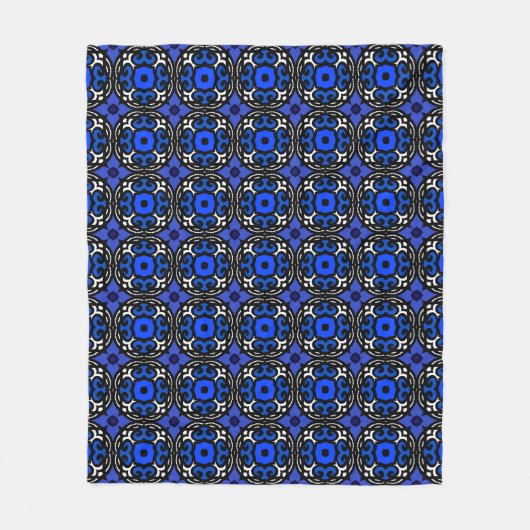 Ethnisches Muster mit türkischen Motiven Fleecedecke (Vorderseite)
