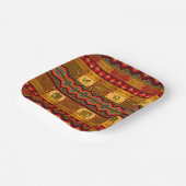 Ethnisches Muster Pappteller (Gewinkelt)