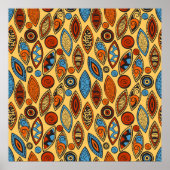 Ethnisches Muster Poster (Vorne)