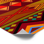 Ethnisches Muster Poster (Ecke)