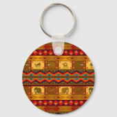 Ethnisches Muster Schlüsselanhänger (Rückseite)