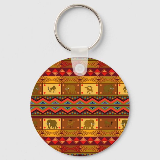 Ethnisches Muster Schlüsselanhänger (Rückseite)