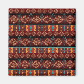 ethnisches nahtloses Muster Magnet (Vorne)