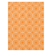Ethnisches orange geometrisches afrikanisches tischdecke (Vorderseite)