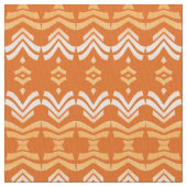 ethnisches orange Muster Stoff (Nahaufnahme)