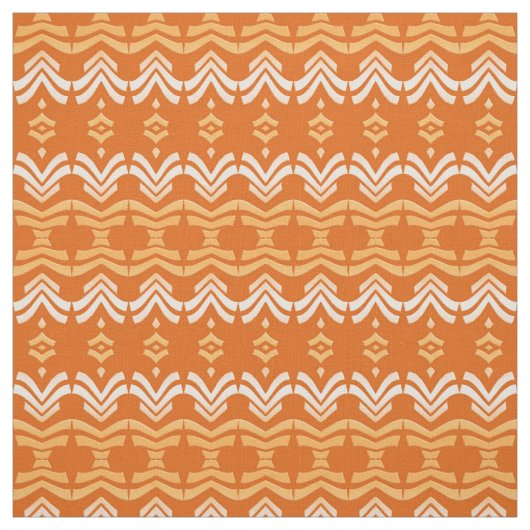 ethnisches orange Muster Stoff (Muster)