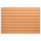 ethnisches orangefarbenes Muster Stoff (Fat Quarter (45,7 x 55,9 cm))