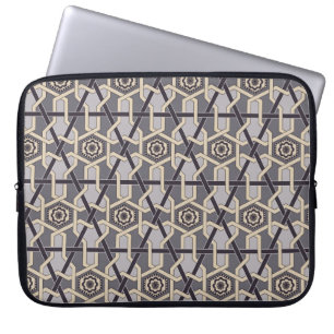 Ethnisches orientalisches Ornament Stickereidekor  Laptopschutzhülle