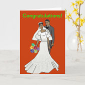 Ethnisches Paar Karte (Gelbe Blume)