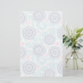 Ethnisches Paisley-Muster Briefpapier (Stehend Vorderseite)