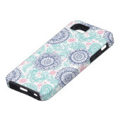 Ethnisches Paisley-Muster Case-Mate iPhone Hülle (unten)