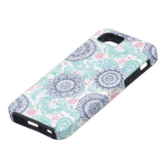 Ethnisches Paisley-Muster Case-Mate iPhone Hülle (unten)
