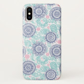 Ethnisches Paisley-Muster Case-Mate iPhone Hülle (Rückseite)