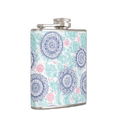 Ethnisches Paisley-Muster Flachmann (Rechts)