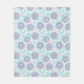 Ethnisches Paisley-Muster Fleecedecke (Vorderseite)