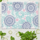 Ethnisches Paisley-Muster Geschirrtuch (Gefaltet)