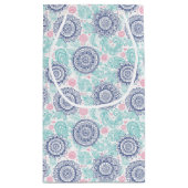 Ethnisches Paisley-Muster Kleine Geschenktüte (Rückseite)