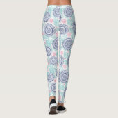 Ethnisches Paisley-Muster Leggings (Rückseite)