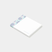 Ethnisches Paisley-Muster Post-it Klebezettel (angewinkelt)