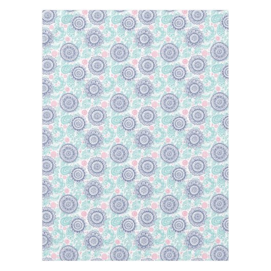 Ethnisches Paisley-Muster Tischdecke (Vorderseite)