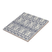 Ethnisches Stammbaum-Azteken-Elefantenmuster Fliese (Seite)