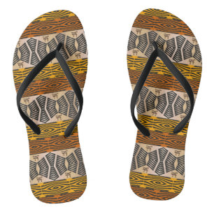 ethnisches Stammes- afrikanisches Muster Badesandalen