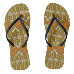 ethnisches Stammes- afrikanisches Muster Badesandalen