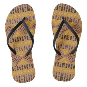 ethnisches Stammes- afrikanisches Muster Badesandalen